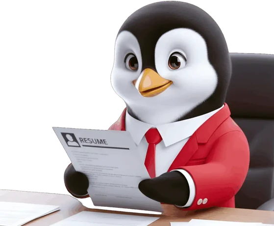 HRTailor.AI penguin mascot